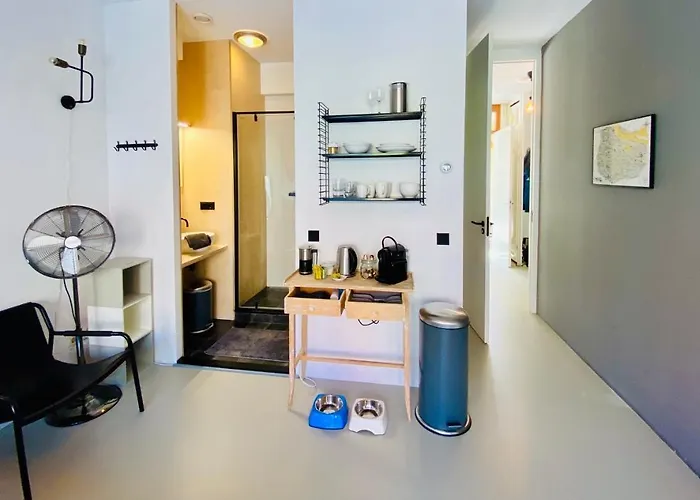 Private Studio, Patio Garden And Free Car Parking B&B 암스테르담